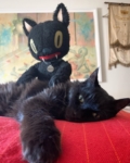 Blackie The Cat Plush by Gary Baseman