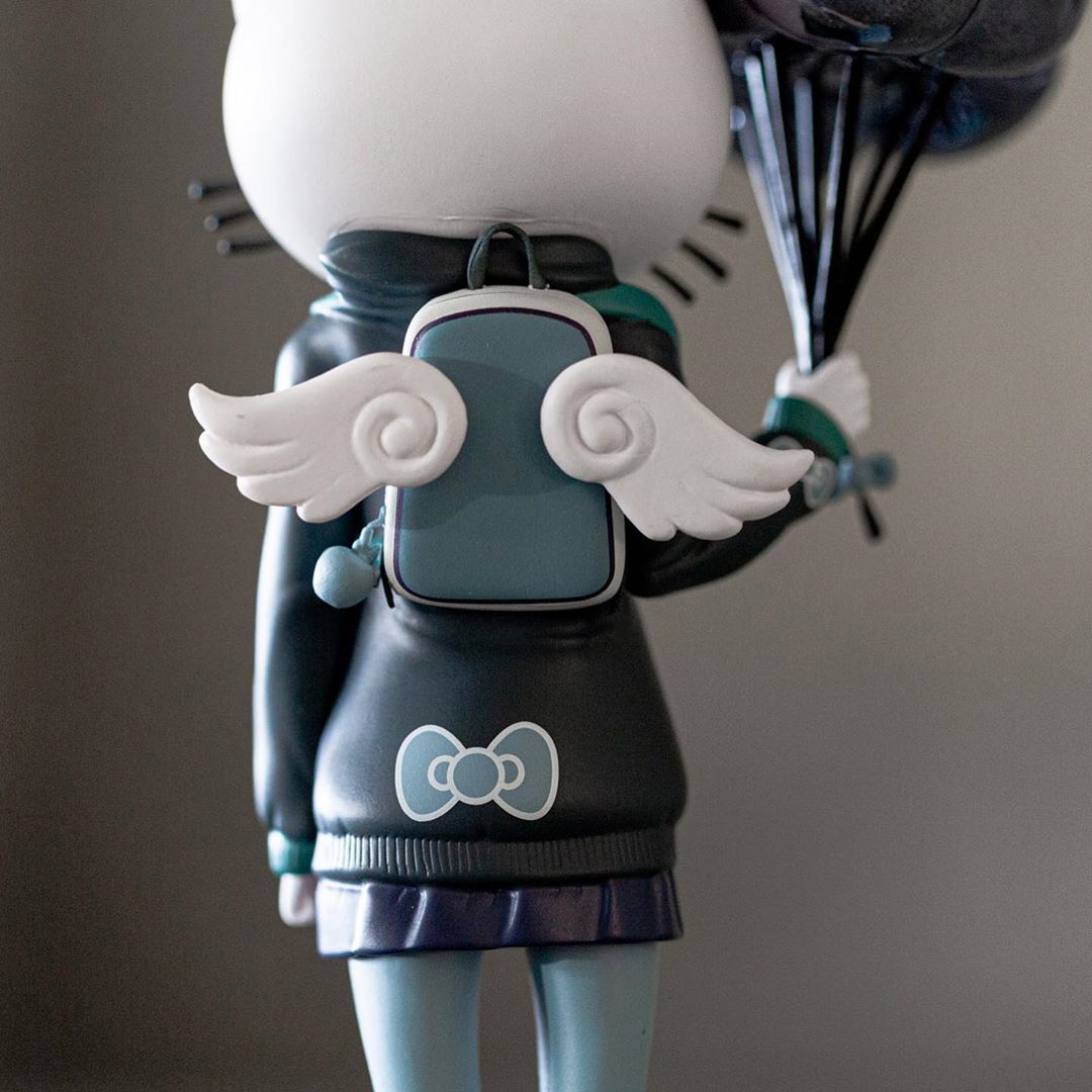 BAIT Exclusive Hello Kitty Feeling Blue by Candie Bolton and Kidrobot