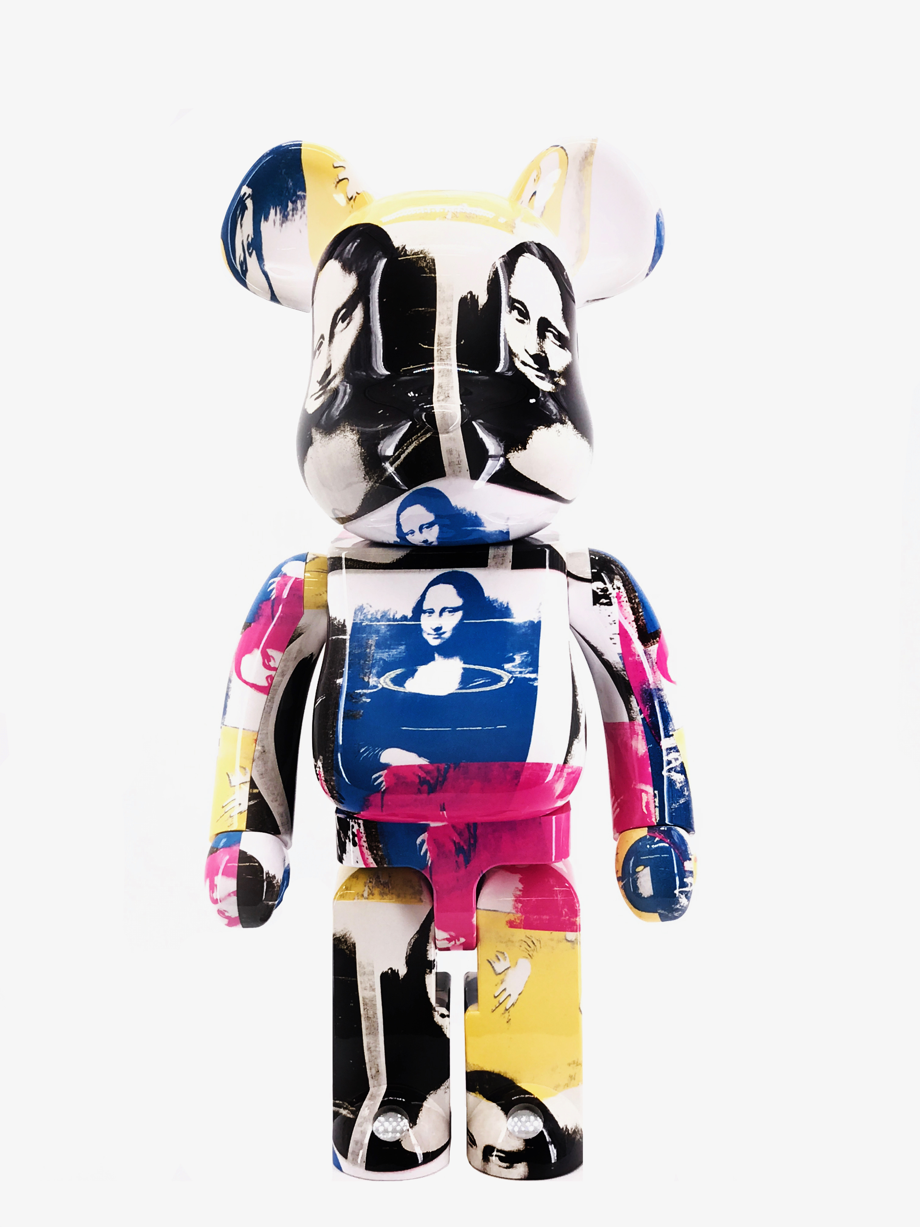DesignerCon Exclusive Andy Warhol Mona Lisa Colored Be@rbricks