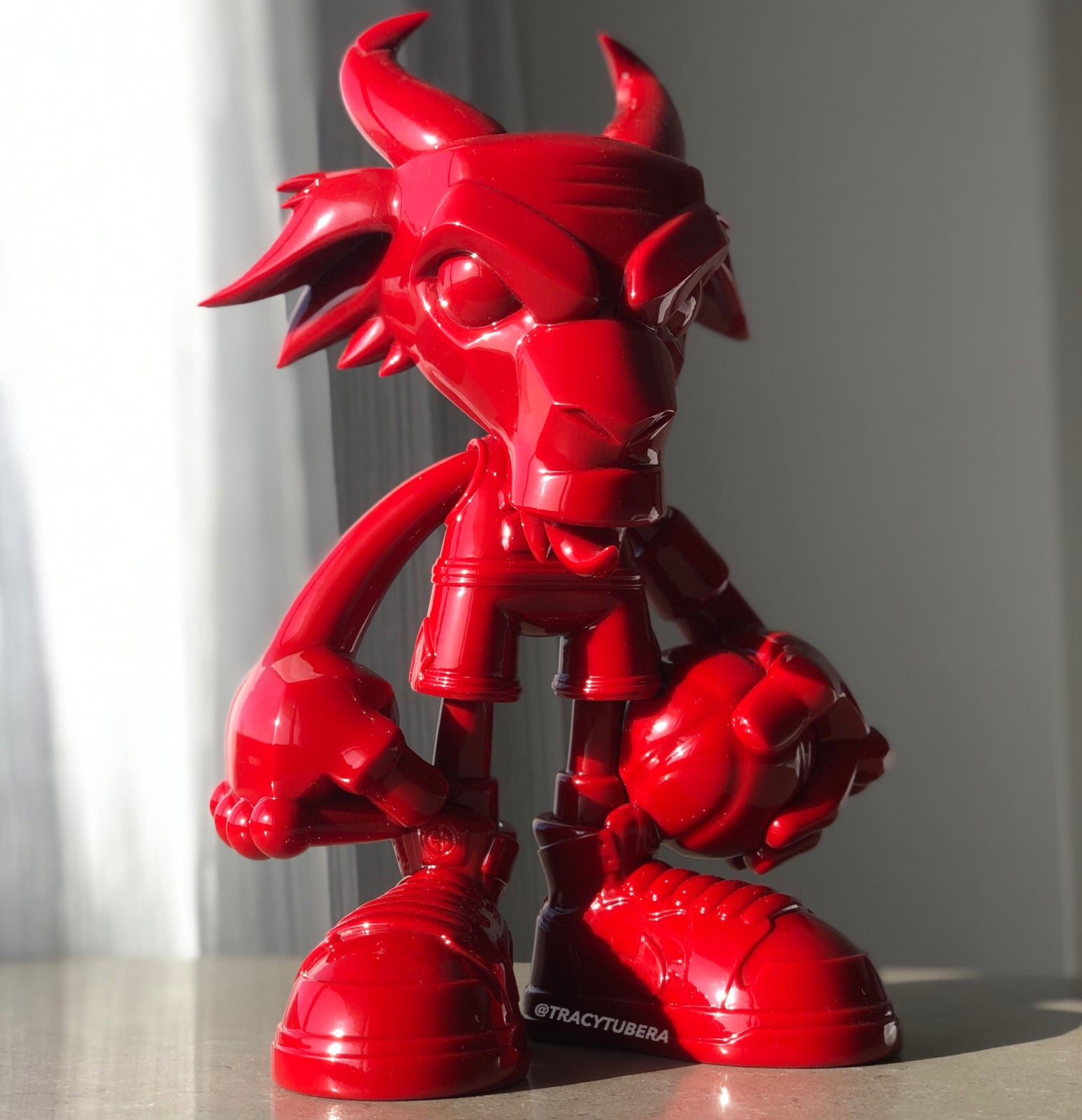 The G.O.A.T. Chicago Edition resin art toy by Tracy Tubera and Mana Studios