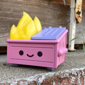 DesignerCon Dumpster Fire by 100% Soft