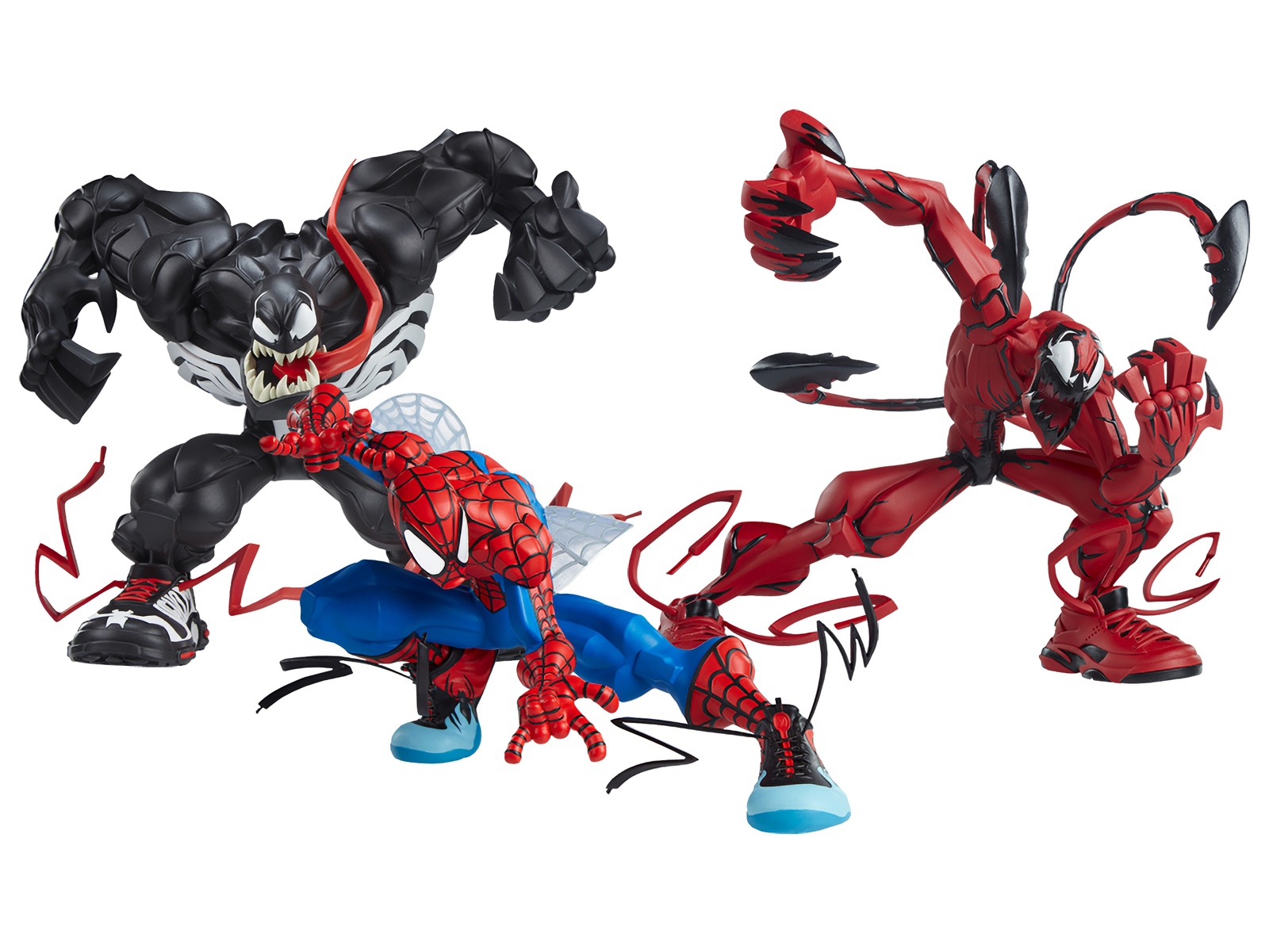 Spider-Man, Carnage and Venom by Tracy Tubera x Unruly Industries ...